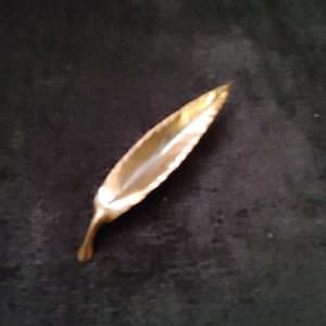 VTG Stuart Nye Copper Willow leaf brooch